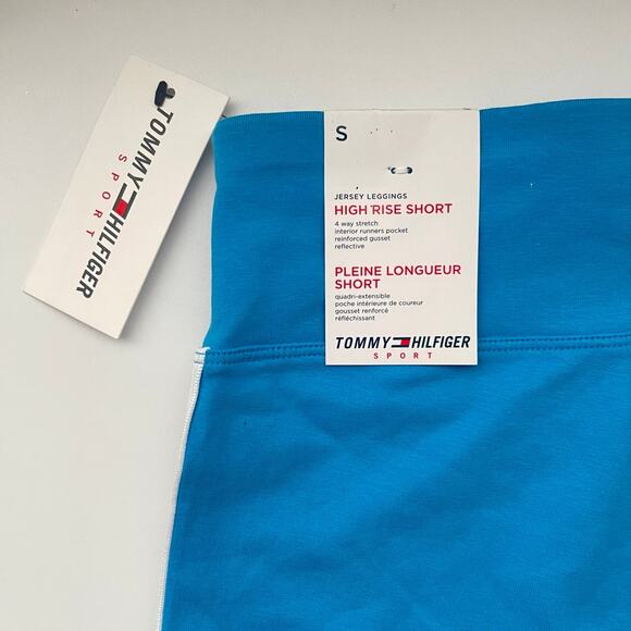 NWT Tommy Hilfiger Women's Logo Taping Stretch High Rise Short Small - Picture 6 of 10